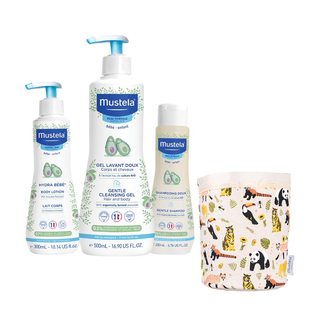 Mustela - Bath And Moisturising Set