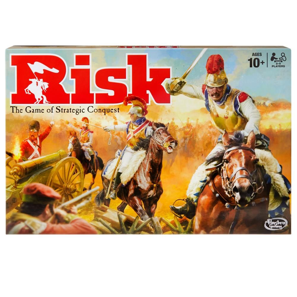 Hasbro - Risk Board Game – Strategic Conquest for 2 to 5 Players