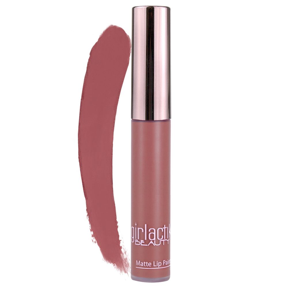 Girlactik - Lip Paint Liquid Lipstick - Demure Matte