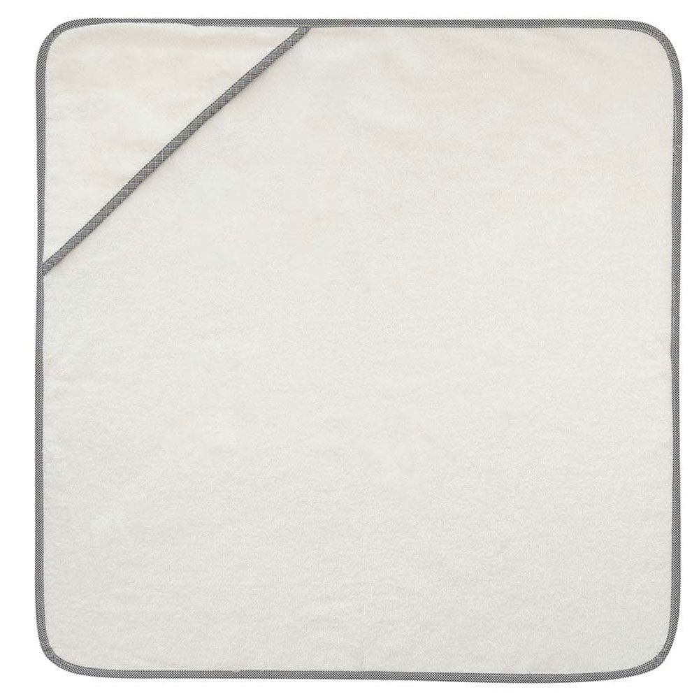 Tiny Toes - Baby Towel Hooded 100% Cotton - Grey