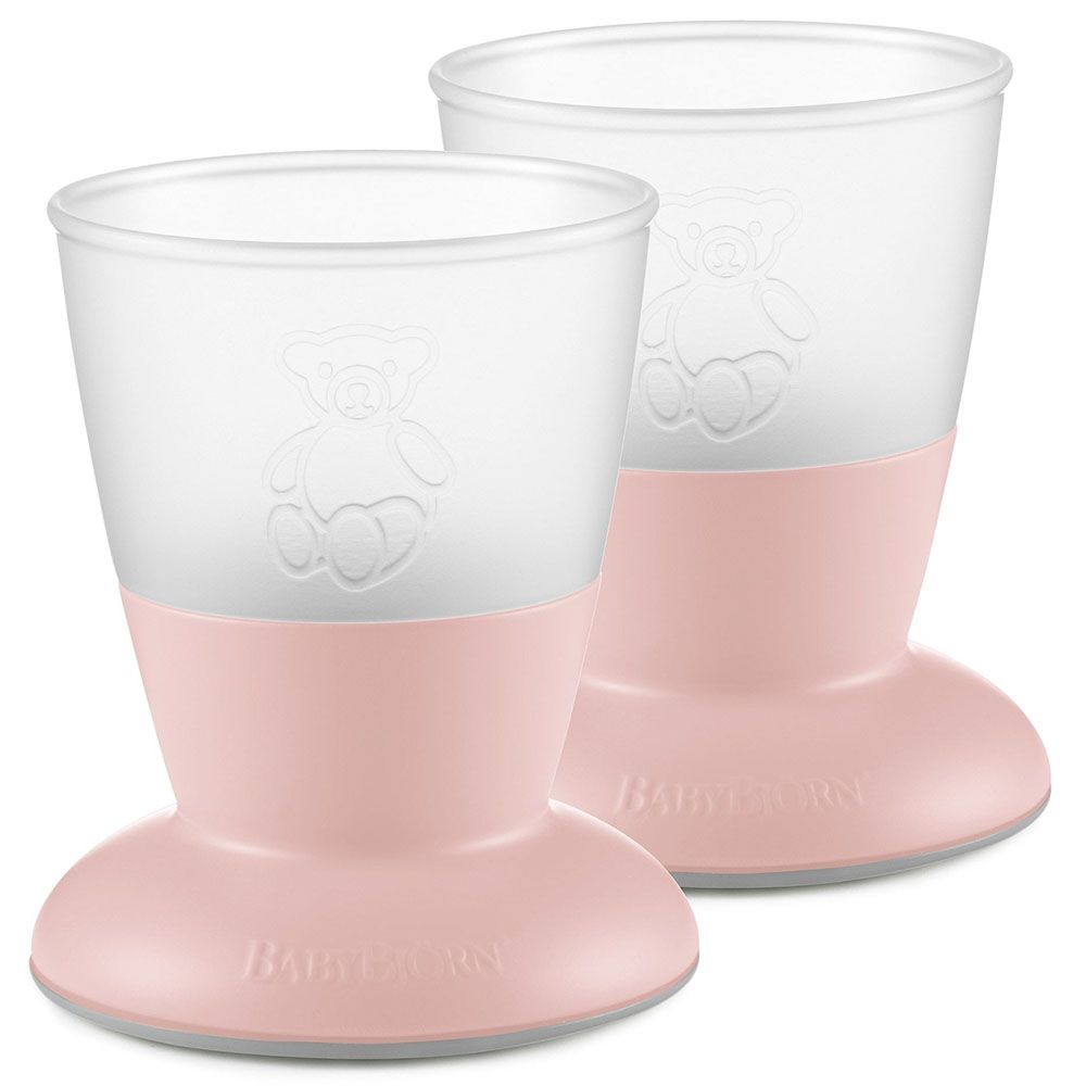 BABYBJORN - Baby Cup - Pack of 2 - Powder Pink
