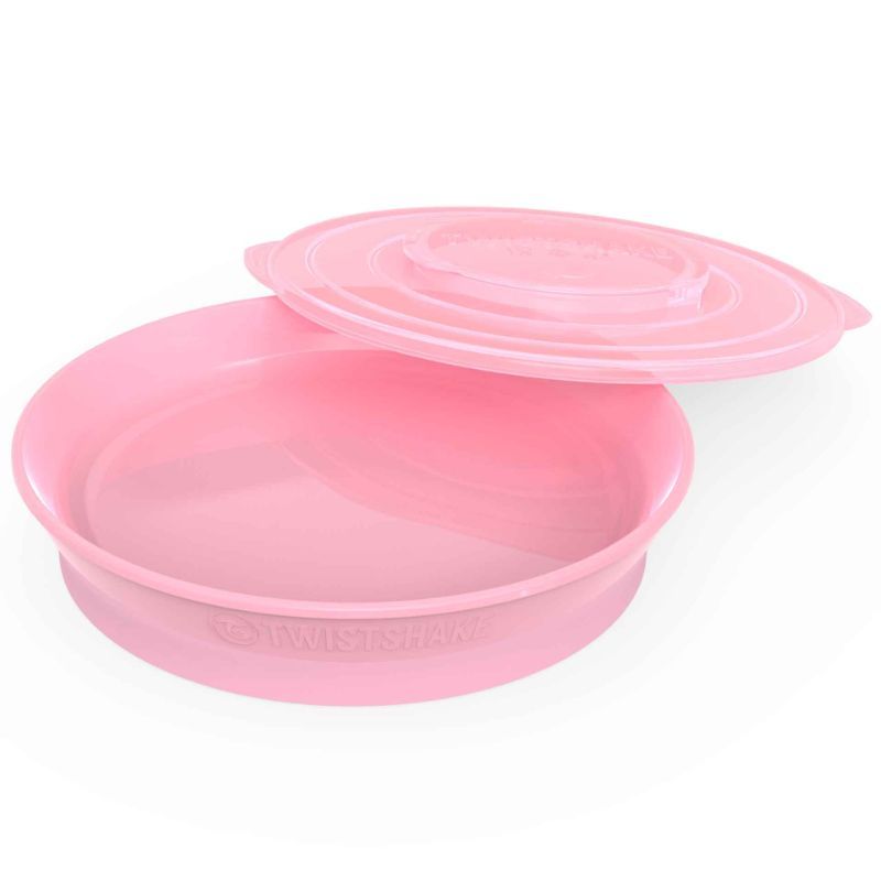 Twistshake - Plate 6+m - Pastel Pink