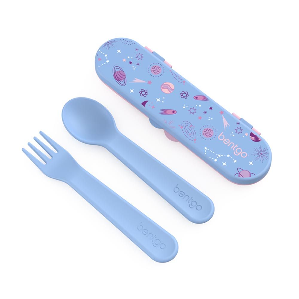 Bentgo - Kids Utensils Set - Lavender Galaxy