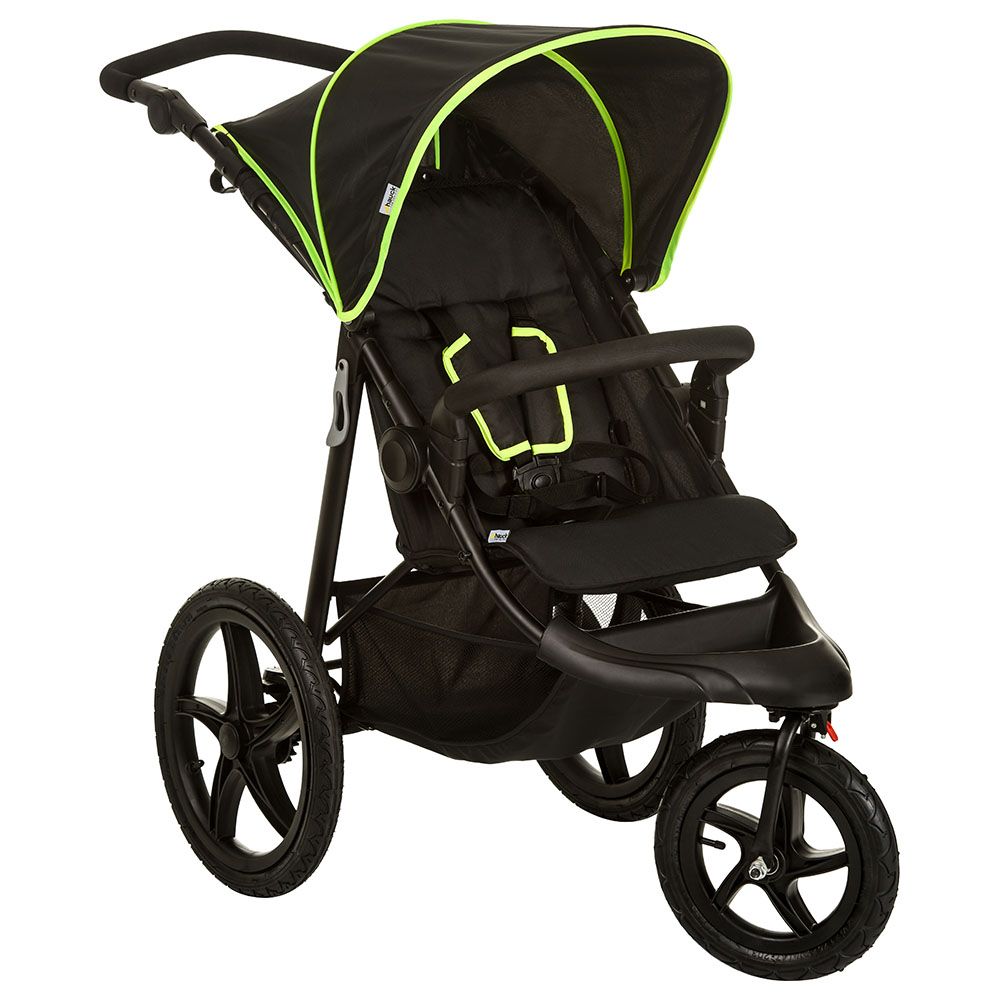 Hauck - Runner - Black Neon Yellow
