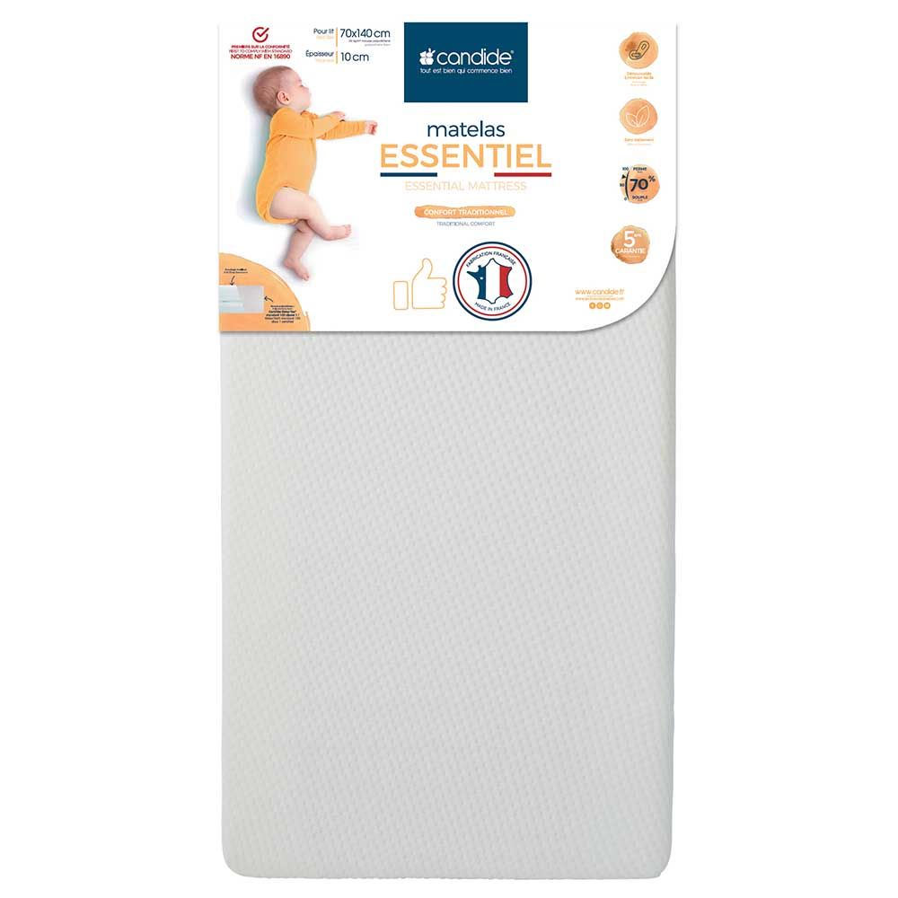 Candide - Essential Mattress w/ Removable Cover - 70 x 140cm