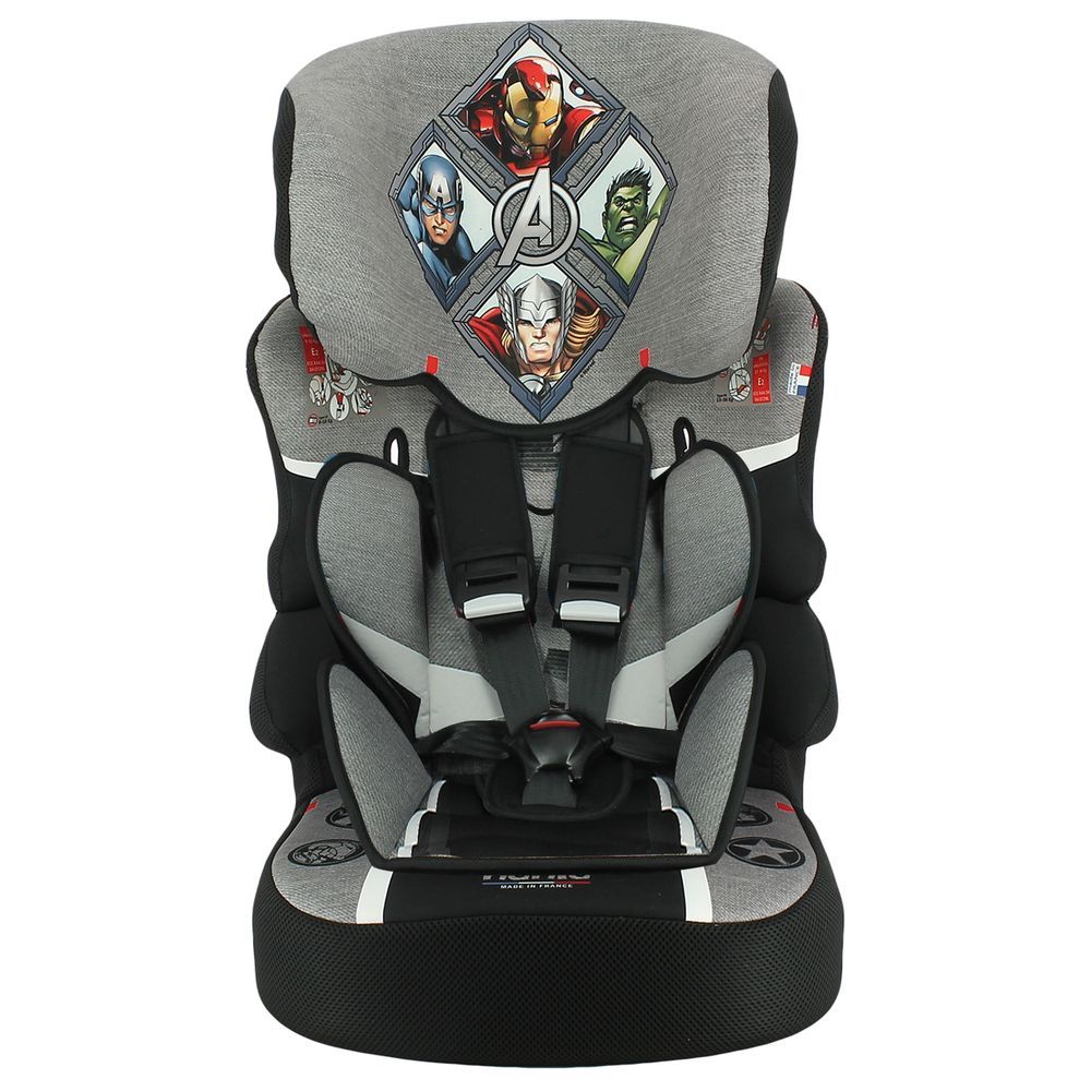 Nania - Avengers Heroes Beline Carseat For Group 1/2/3 - Grey 