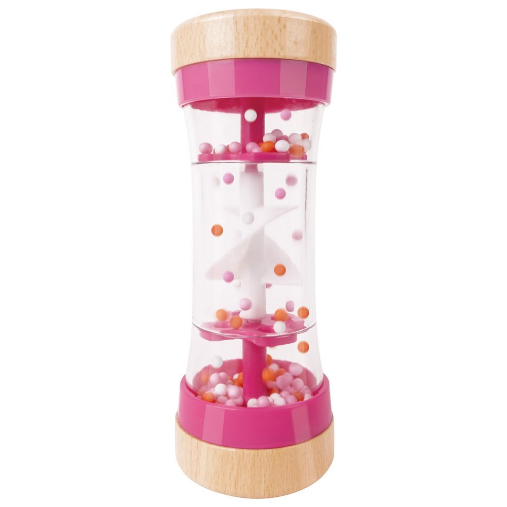 Hape - Beaded Raindrops Rainmaker - Pink