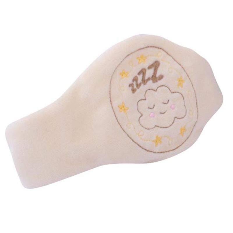 بيبي جيم - حزام مغص للأطفال بنواة الكرز مع غلاف - عاجي