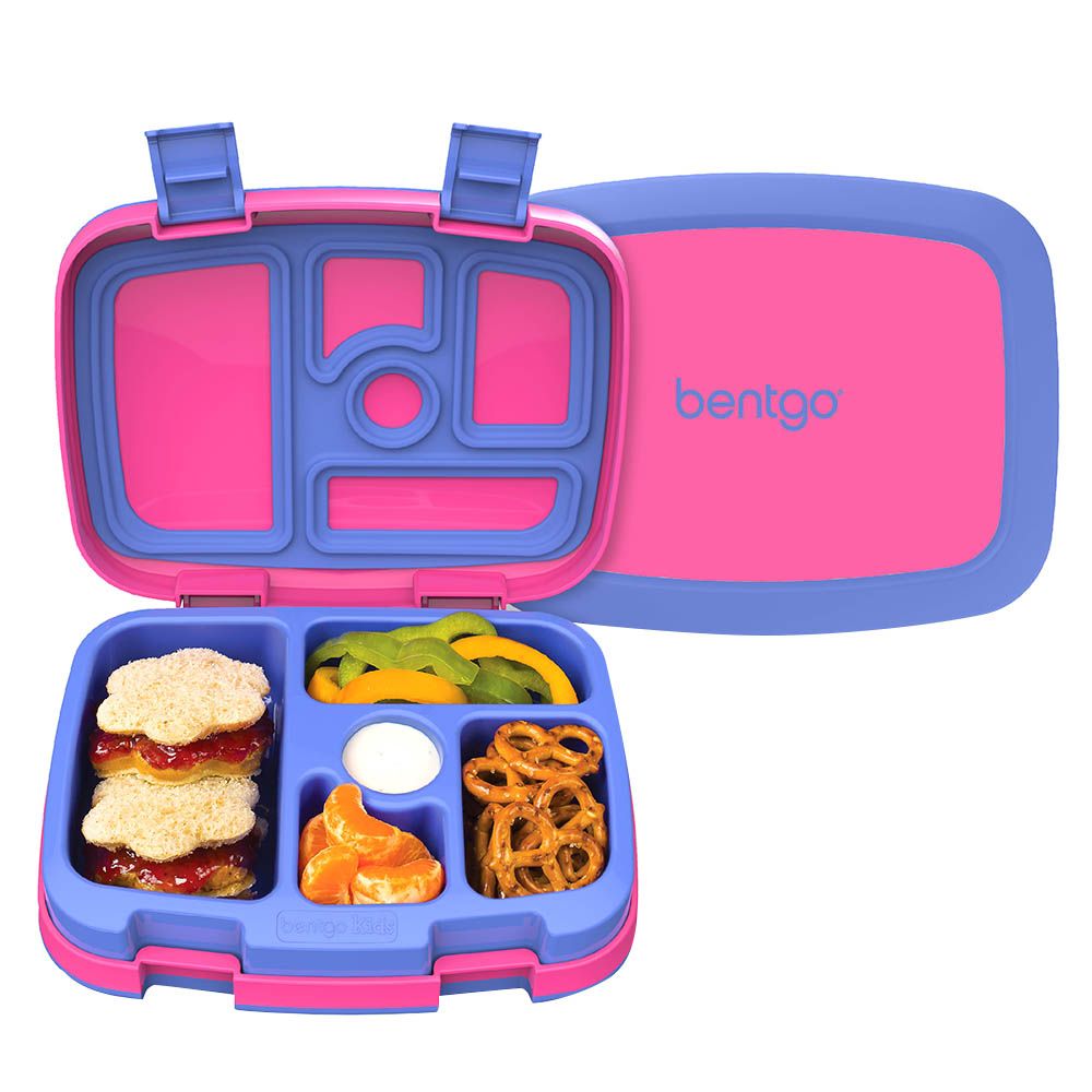 Bentgo - 5 Compartments Kids Brights Lunchbox - Fushia