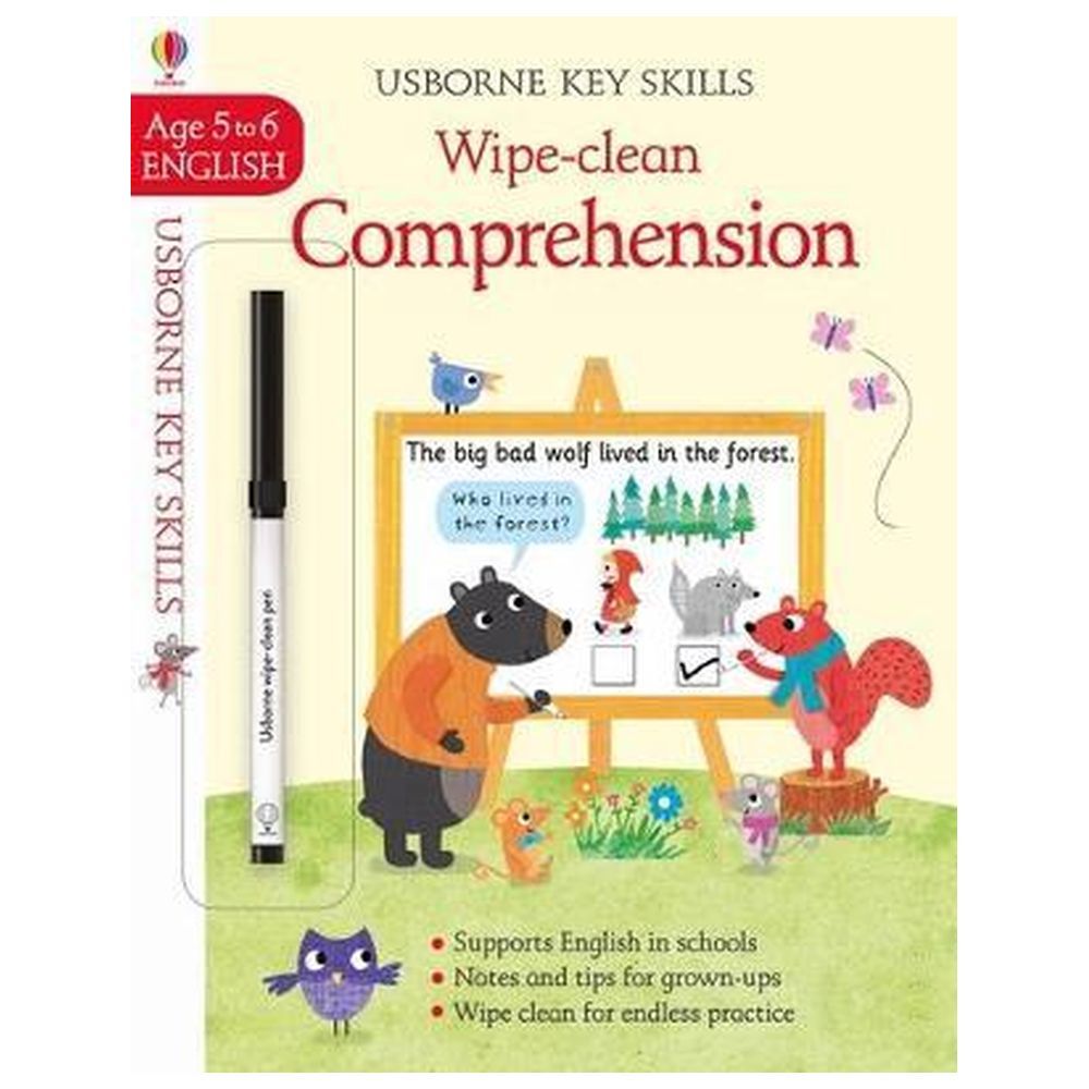 Usborne Books - Wipe-Clean: Comprehension 5-6