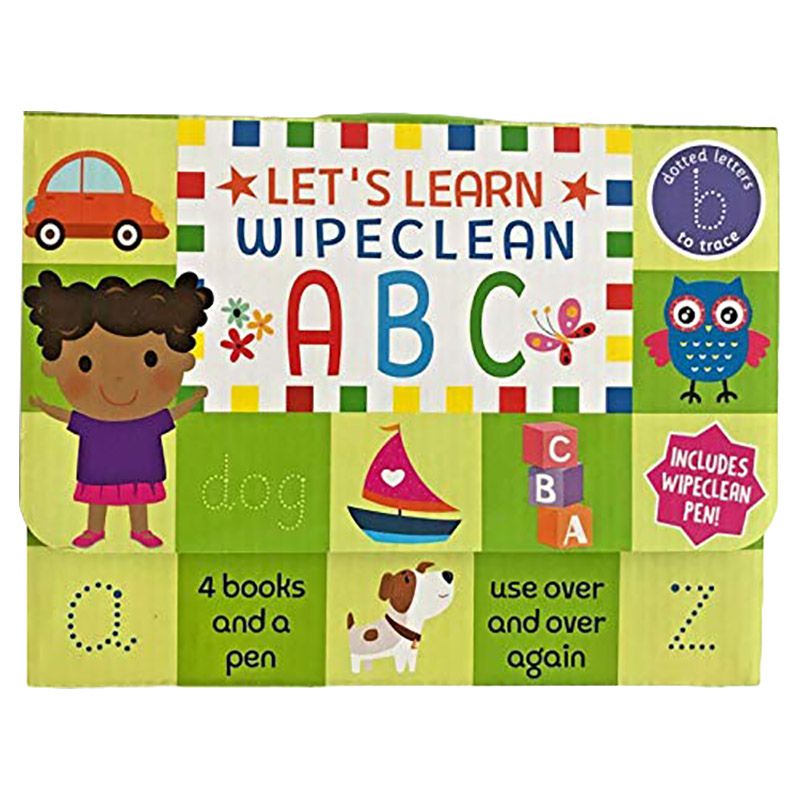 مجموعة كتب تعليمية Wipe-Clean ABC - عدد 4