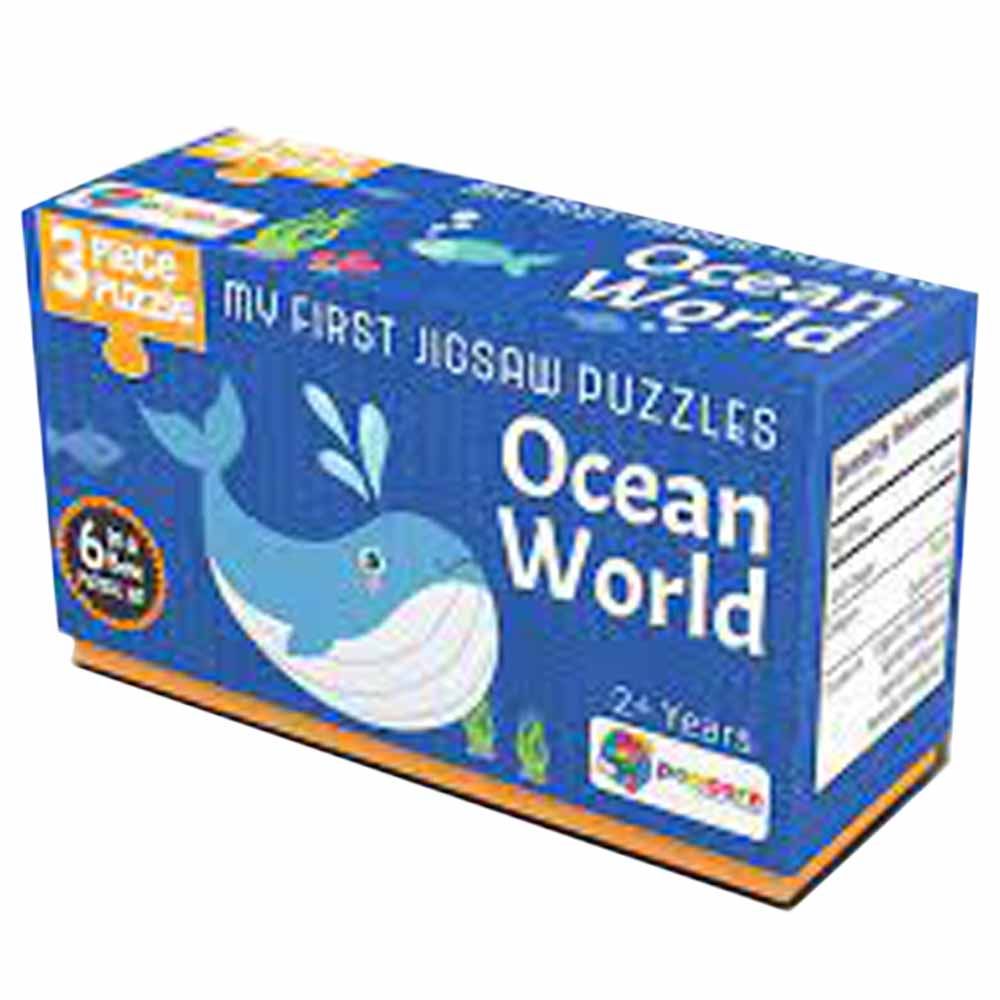 B Jain Publishers - 3 Piece Puzzle Ocean World 6pcs