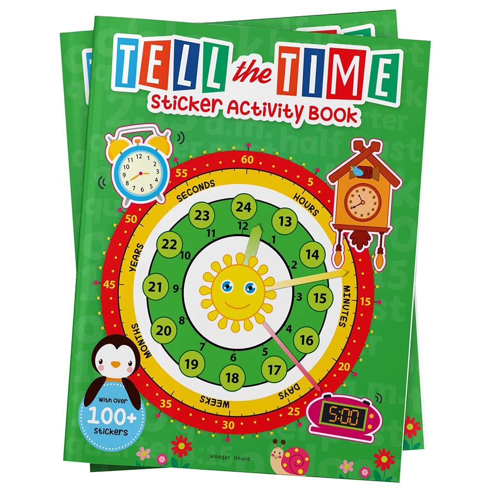 Tell The Time Sticker Activity Book