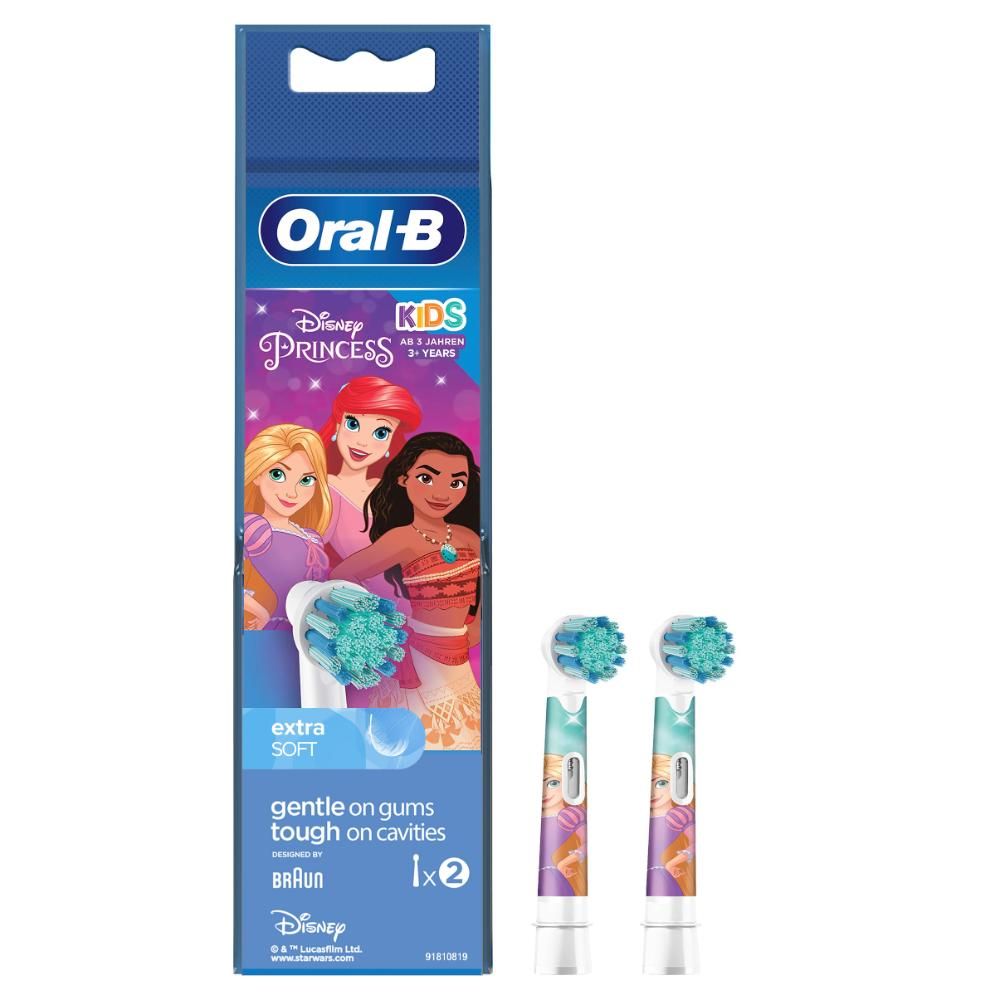 Oral-B EB10-2K-Princess Kids Replacement Toothbrush Heads