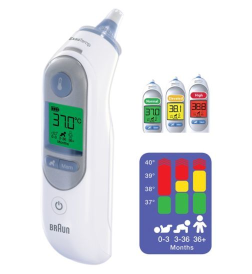 Braun ThermoScan 7 Ear Thermometer with Age Precision - IRT6520