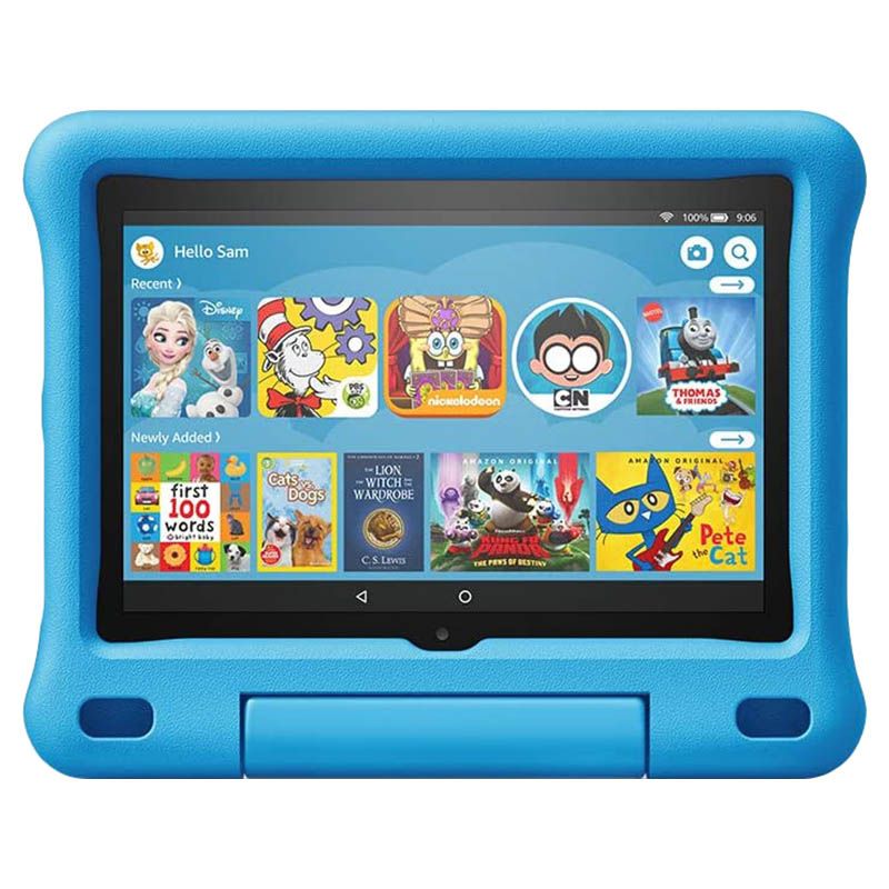 Amazon - Fire HD 10th Generation Tablet 32GB Kids Edition 8" - Blue