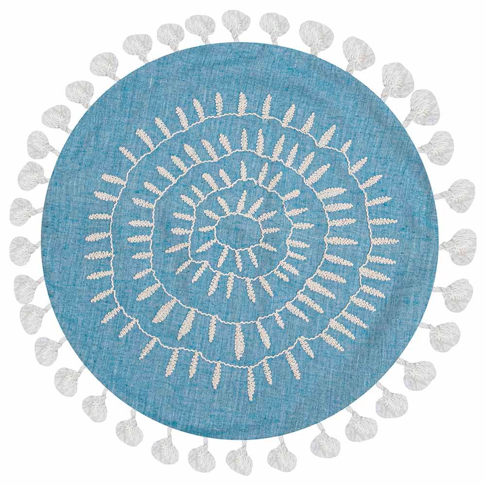 Crane Baby - Caspian Round Pillow