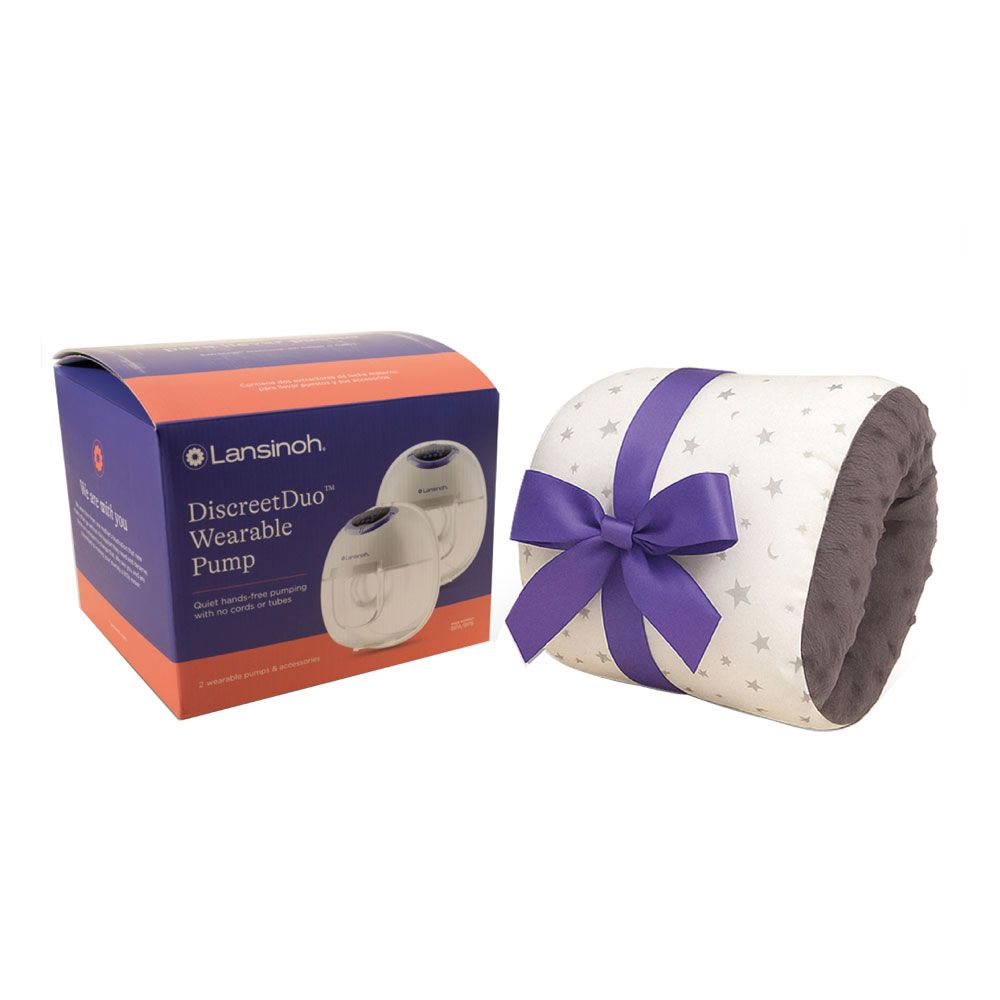 Lansinoh - Double Wearable Breastpump With Free Breastfeeding Pillow