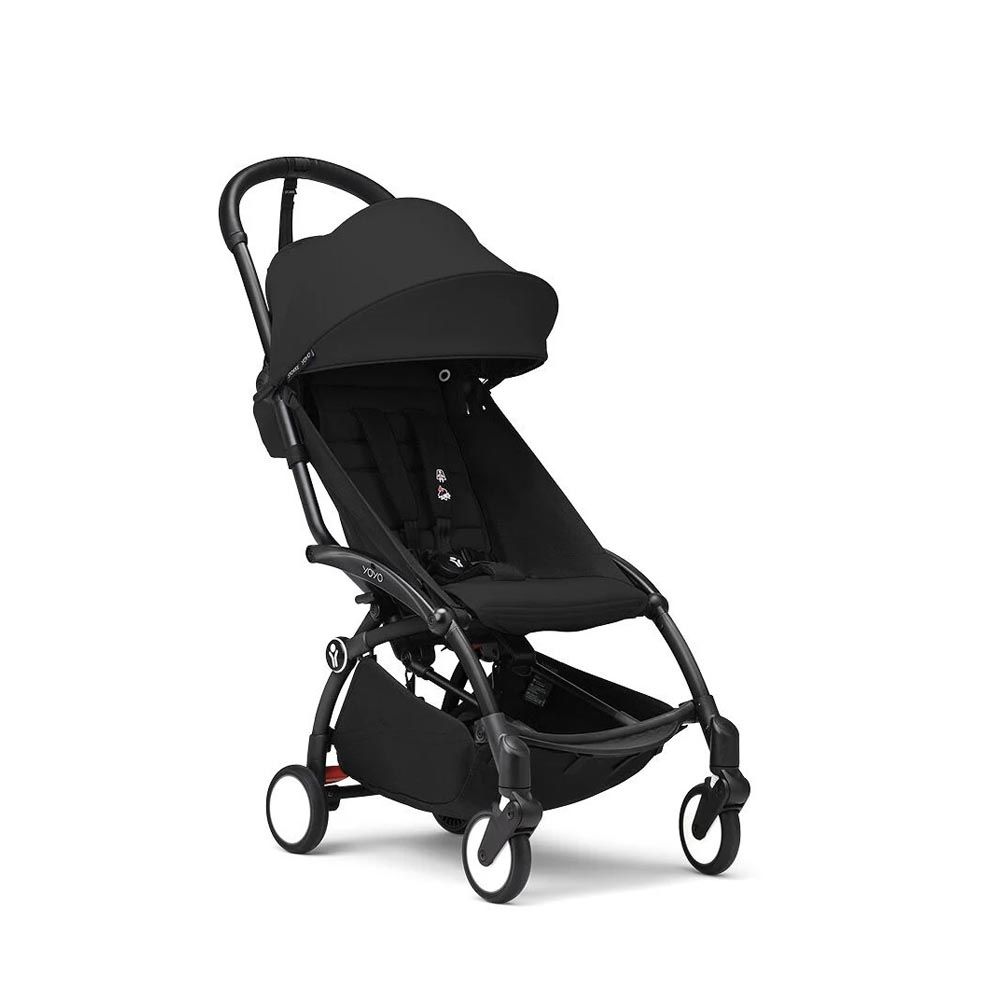 Stokke - YOYO 3 - Black Frame With Free 6+ Color Pack - Black