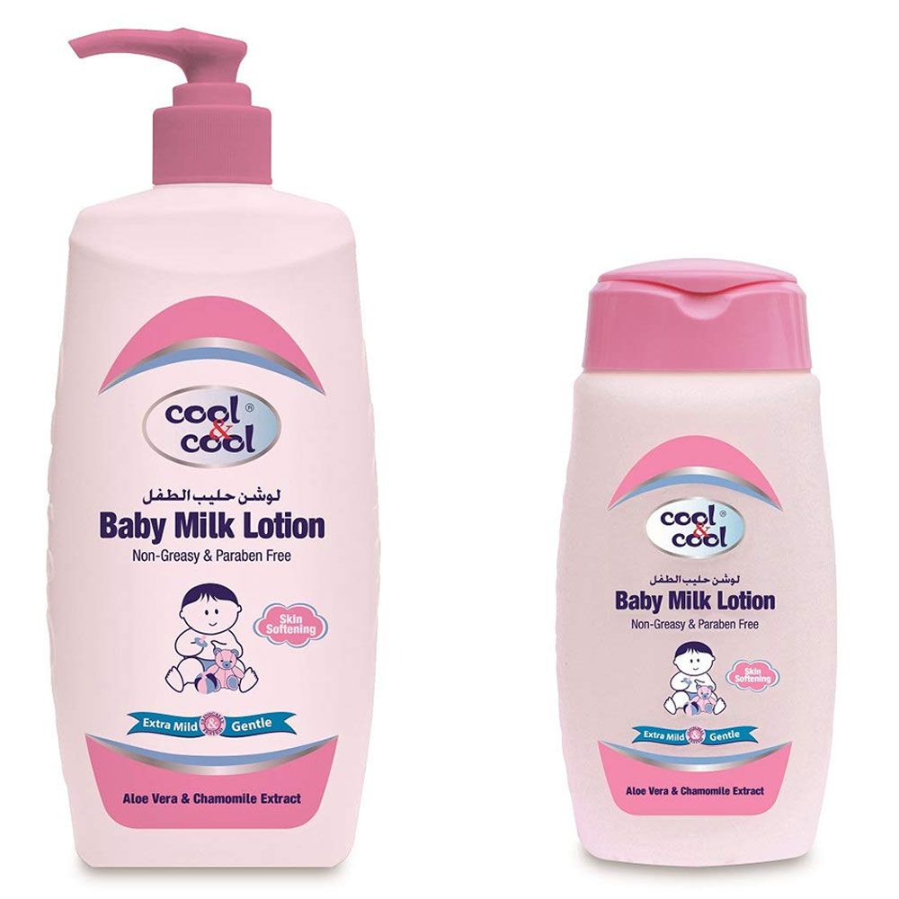 Cool&Cool - Baby Milk Lotion, 500ml + 250ml Free