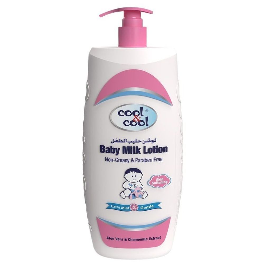 Cool & Cool - Baby Milk Lotion 1L - Soft & Paraben-Free
