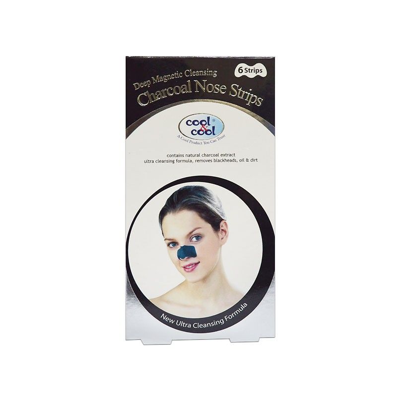 Cool & Cool Charcoal Nose Strips 6's