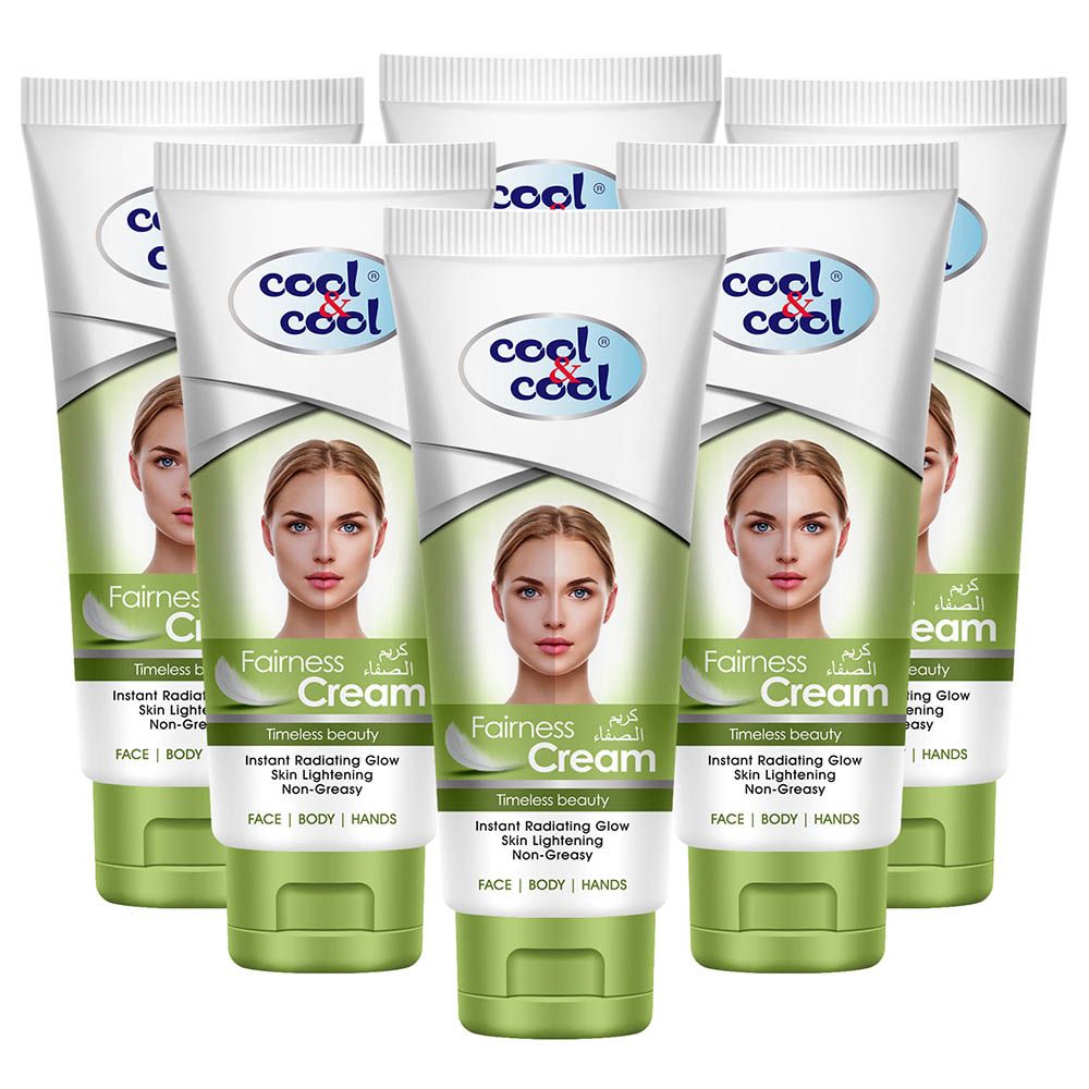 Cool & Cool - Fairness Cream 100ml Pack of 6 