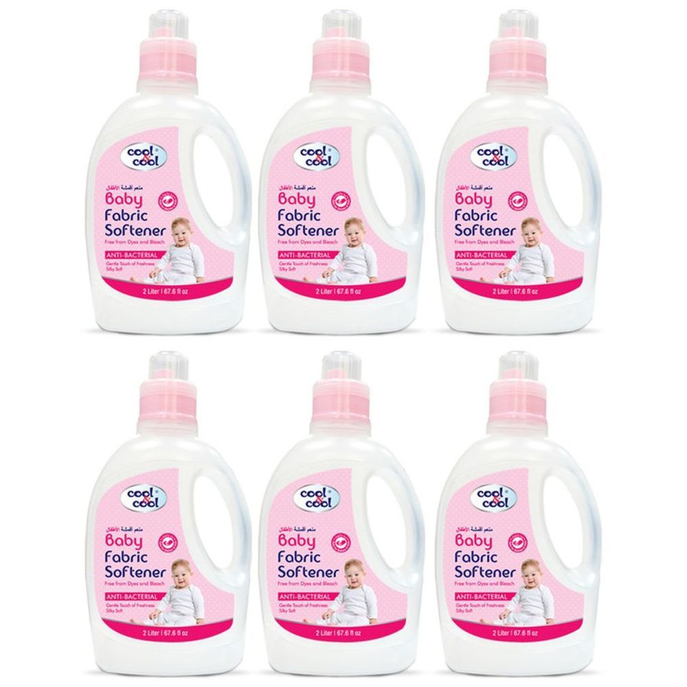 Cool & Cool - Baby Fabric Softener 2L Pack Of 6