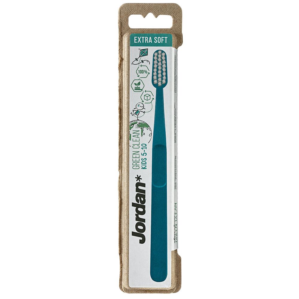 Jordan - Tooth Brush Green Clean Kids (5-10 Years) - Green