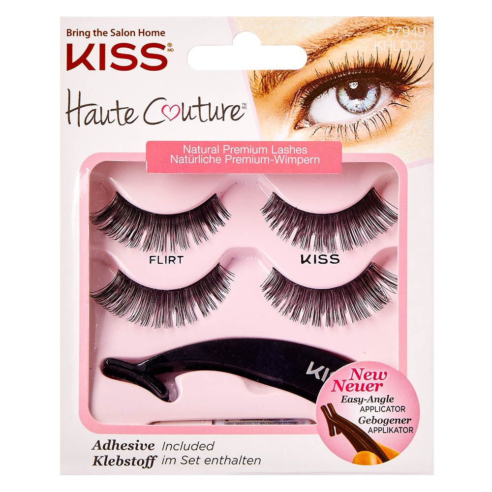 KISS - Haute Couture Eyelashes Duo Pack With Applicator KHLD02
