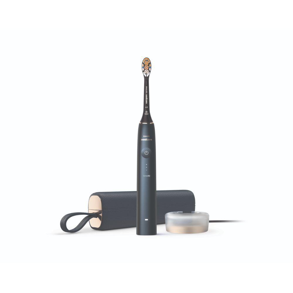 Philips - Sonicare 9900 Prestige Electric Toothbrush With Senseiq And Ai-Powered App-Blue