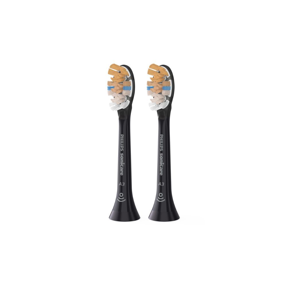 Philips Sonicare - All-In-One Brush Head For Complete Care -Pack Of 2-Black