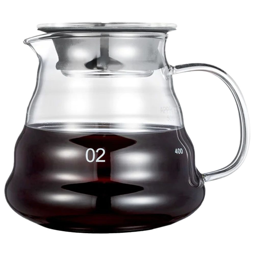 1Chase - Borosilicate Glass Coffee Server Pot 600ml