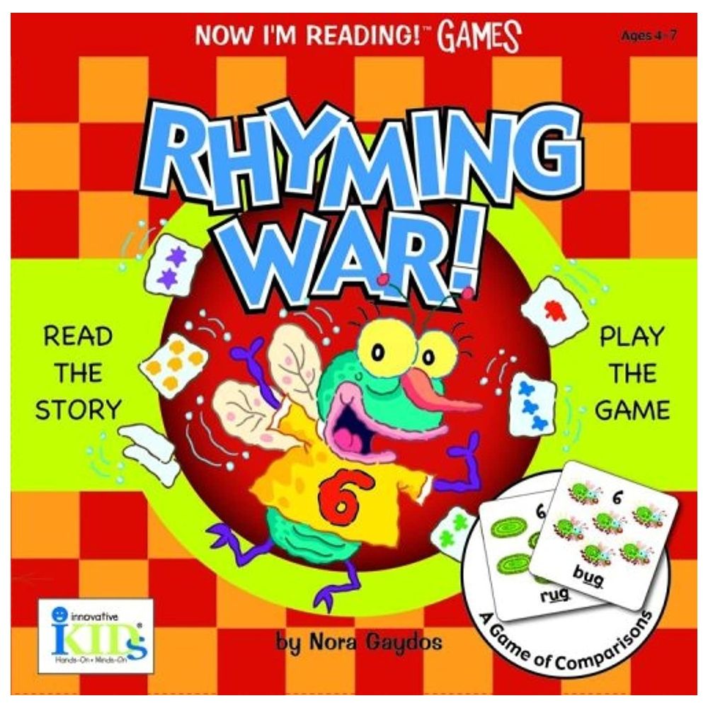 كتاب Nir! Games: Rhyming War! (Now I'm Reading! Games)
