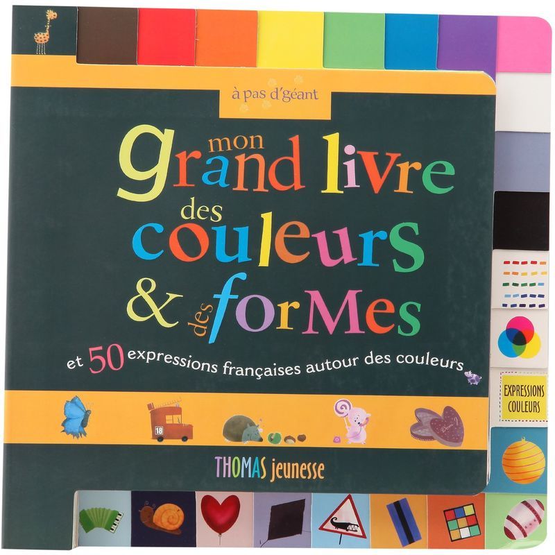 كتاب My Big Book Colors And Shapes - French Edition