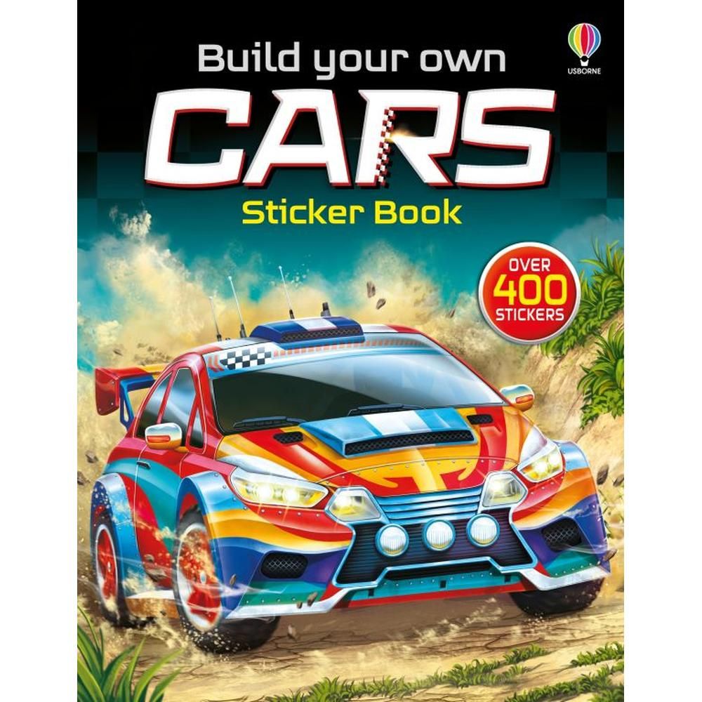 Usborne Books - Build Your Own Cars Sticker Book