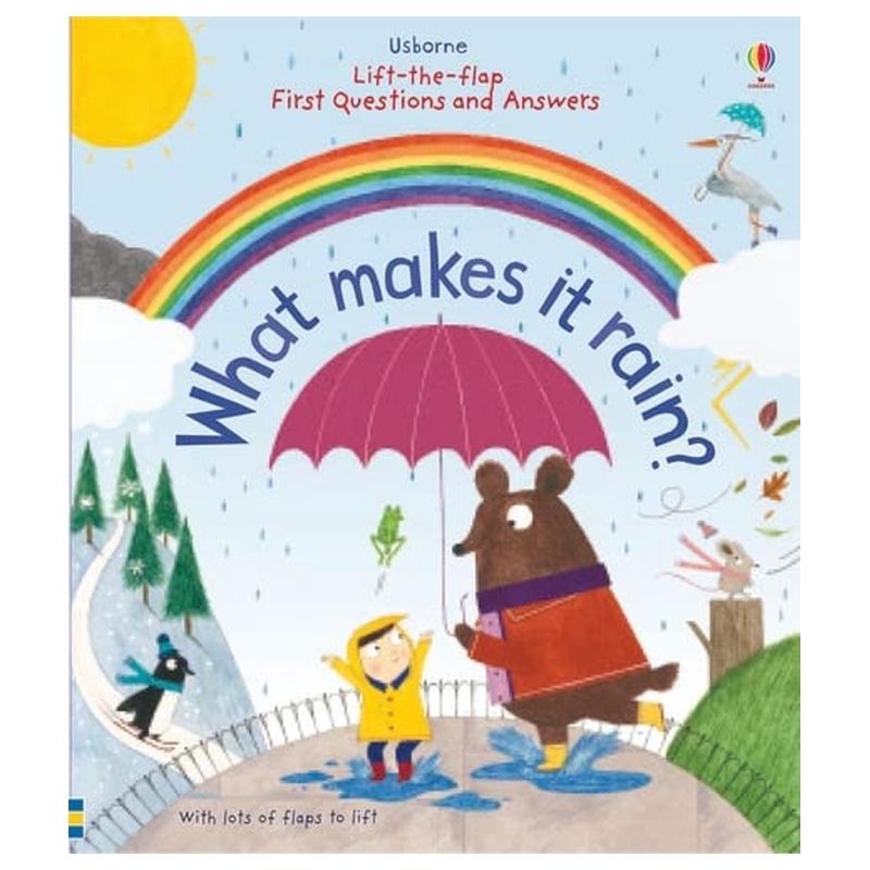 Usborne Books - Lift-The-Flap First Questions & Answers What Makes It Rain?