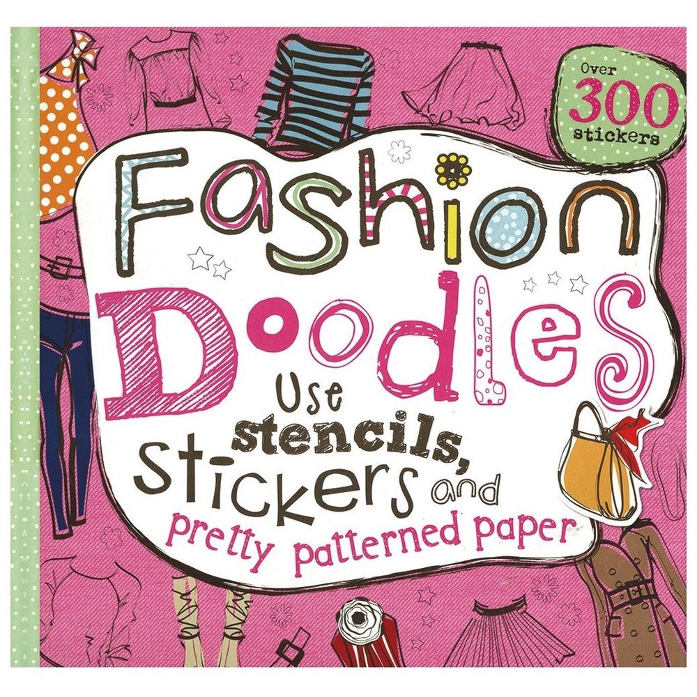 Girls Fashion Doodles Book