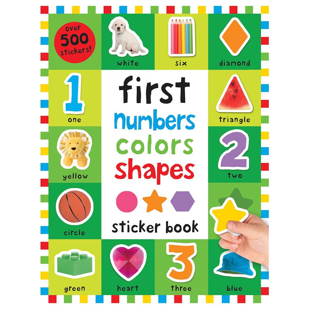First 100 Stickers: First Numbers, Colors, Shapes