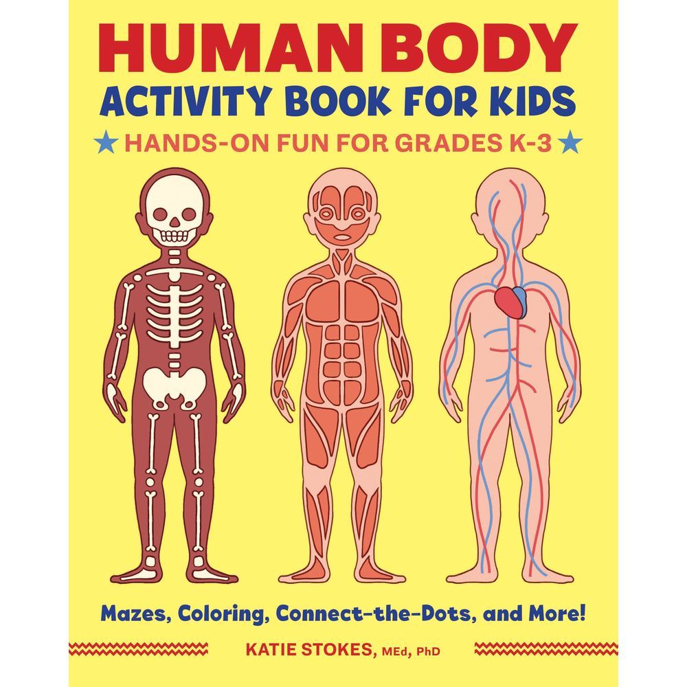 كتاب Human Body Activity Book For Kids: Hands-On Fun For Grades K-3