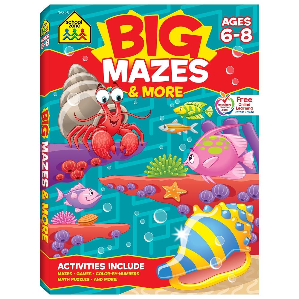 Big Mazes & More! Workbook