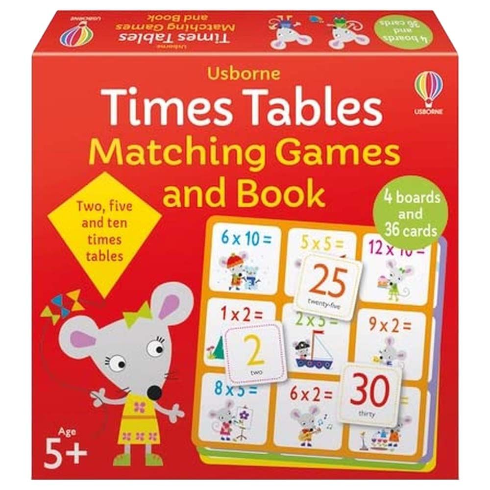  كتاب times tables matching games and book