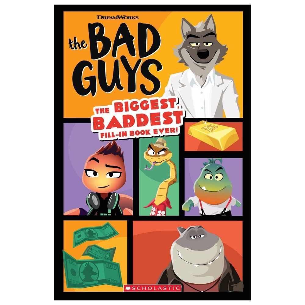 The Bad Guys Movie: The Biggest, Baddest Fill-In Book Ever!