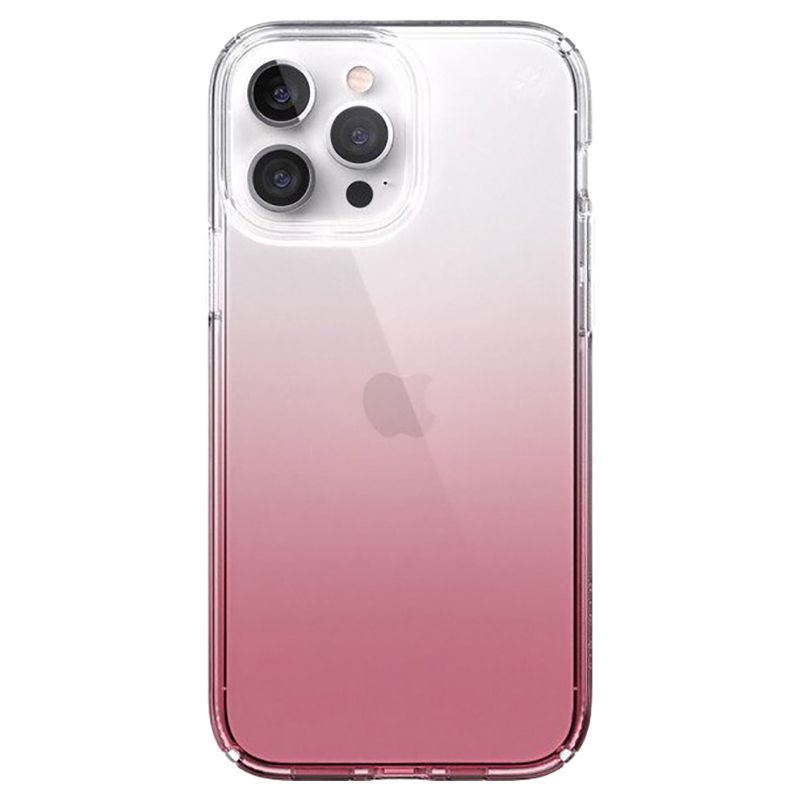 Speck - Iphone 13 Pro Max Presidio Clear Ombre Case - Vintage Rose
