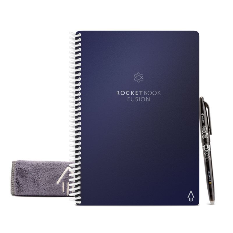 Rocketbook Fusion Smart Reusable Notebook - Executive Blue