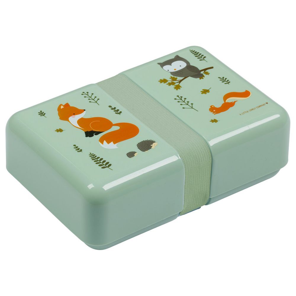 A Little Lovely Company - 1 Compartment Lunch Box - Forest Friends