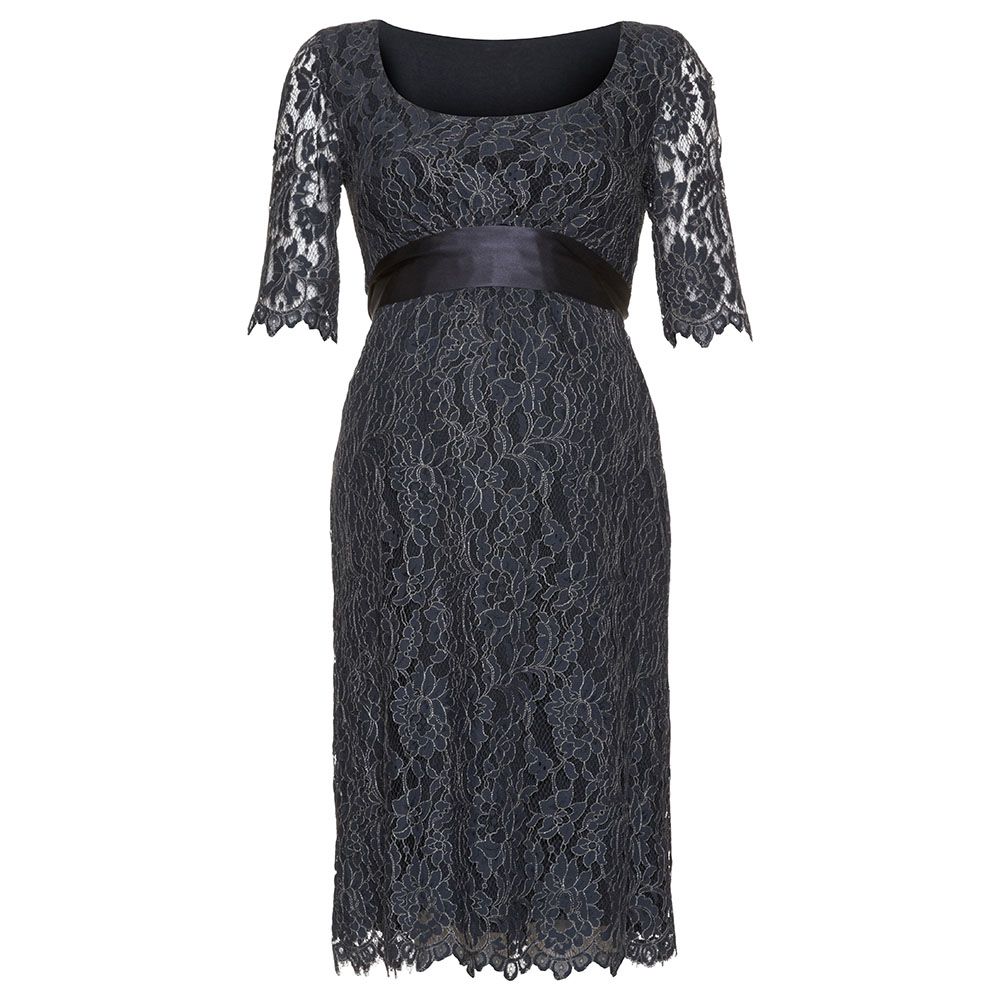 Seraphine - Honor Scoop Neck Lace Dress