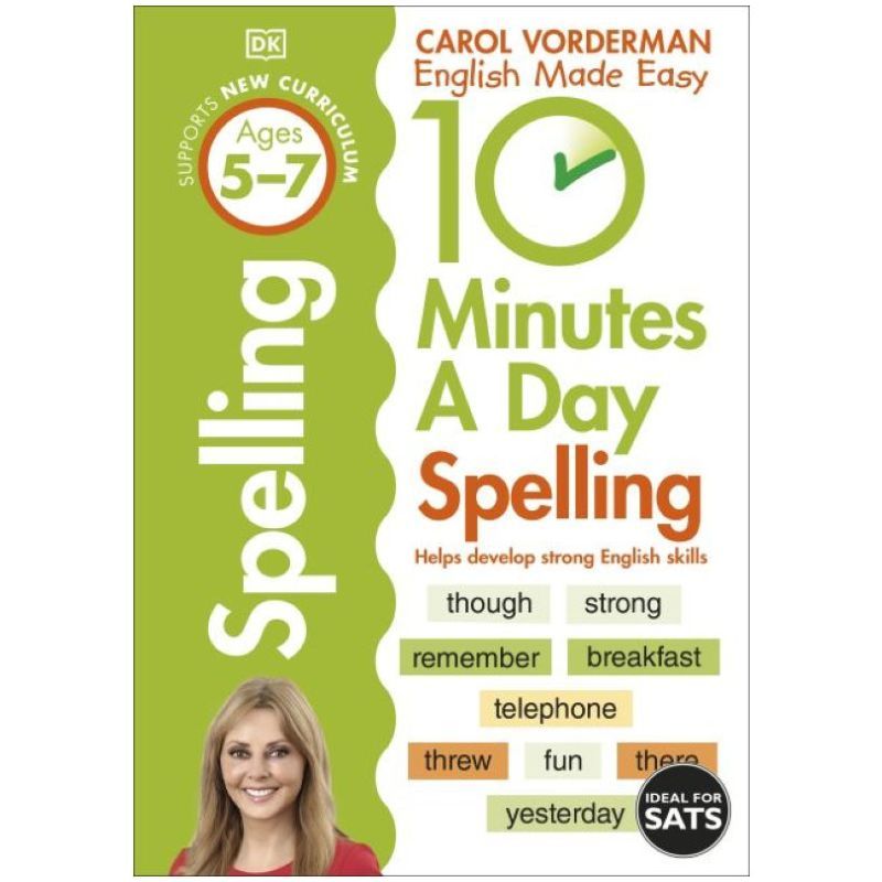 كتاب 10 Minutes A Day Spelling, Ages 5-7