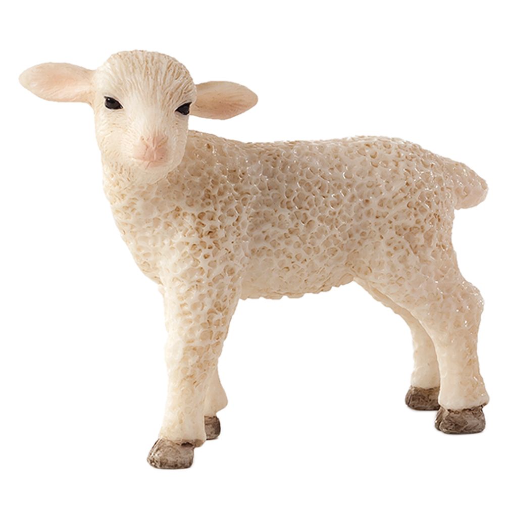 Animal Planet - Mojo Lamb Standing Toy Figure - Cream