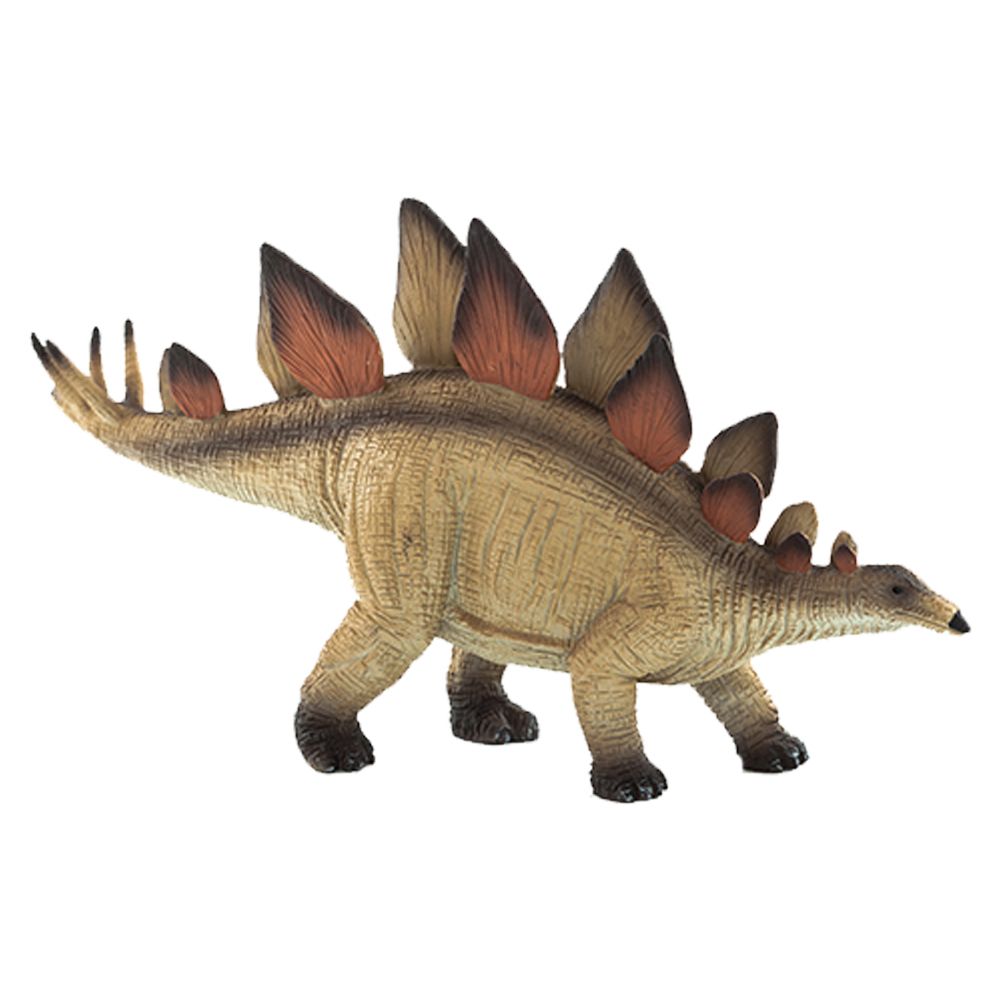 Animal Planet - Mojo Stegosaurus Toy Figure - Brown